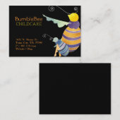 かわいい小さなミツバチ 名刺 (正面/裏面)