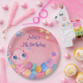 かわいい小さなモンスターの子供の誕生日 ペーパープレート (パーティー)