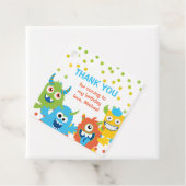 かわいい小さなモンスターをテーマにした誕生日 フェイバータグ (インサイチュ)