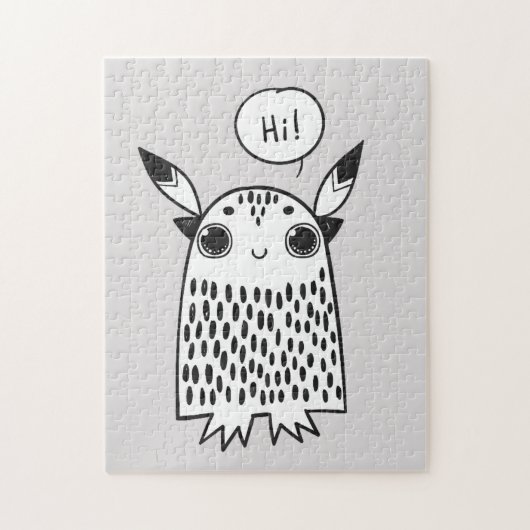 かわいい小さなモンスターアニメ ジグソーパズル (縦)