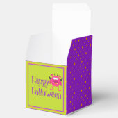 かわいい小さなモンスターグリーンキッズハロウィーン フェイバーボックス (オープン)