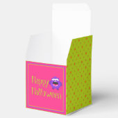 かわいい小さなモンスターグリーンピンクキッズハロウィーン フェイバーボックス (オープン)