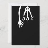 かわいい小さなモンスター少年たち最初の誕生日の招待 招待状 (裏面)