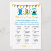 かわいい小さなモンスター財布ゲームの中身は何か (正面/裏面)