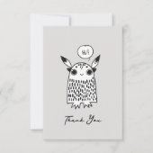 かわいい小さなモンスター ノートカード (正面)