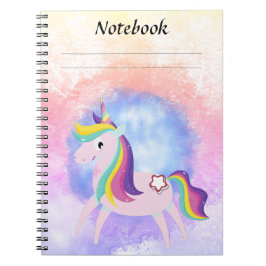 かわいい小さなユニコーン ノートブック