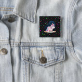 かわいい小さなユニコーン 缶バッジ (インサイチュ)