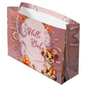 かわいい小さなライオン ラージペーパーバッグ (裏面アングル)