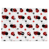 かわいい小さなラディバグドレスシャワーバッグ ラージペーパーバッグ (裏面)