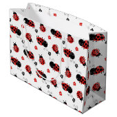 かわいい小さなラディバグドレスシャワーバッグ ラージペーパーバッグ (裏面アングル)