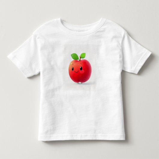 かわいい小さなリンゴ トドラーTシャツ (正面)