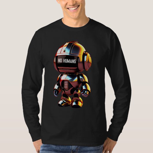 かわいい小さなロボット Tシャツ (正面)