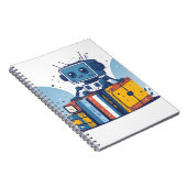 かわいい小さなロボットIAと本2 ノートブック (右側)