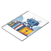 かわいい小さなロボットIAと本2 ノートブック (左側)