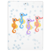 かわいい小さな乗馬 クリップボード (裏面)