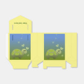 かわいい小さな亀（パーソナライズ） フェイバーボックス (折り畳みなし)