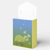 かわいい小さな亀（パーソナライズ） フェイバーボックス (オープン)