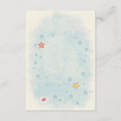 かわいい小さな人魚 エンクロージャーカード (裏面)