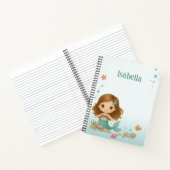 かわいい小さな人魚 ノートブック (内部)