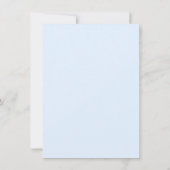 かわいい小さな光線のサンシャインベビービンゴゲーム 招待状 (裏面)