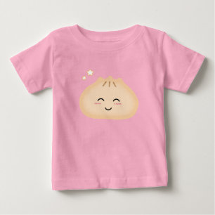 かわいい小さな団子 ベビーTシャツ