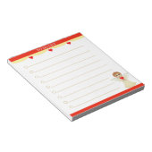 かわいい小さな天使が並んだ ノートパッド (アングル)