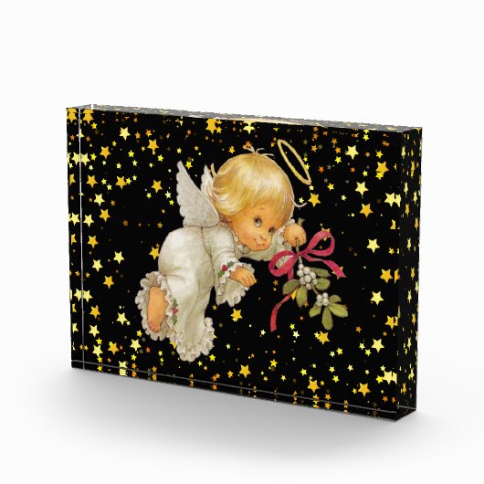 かわいい小さな天使の写真ブロック フォトブロック (右)