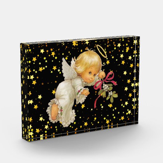 かわいい小さな天使の写真ブロック フォトブロック (左)