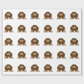 かわいい小さな太い足 ラッピングペーパー (フラット)