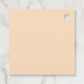 かわいい小さな太陽ボホベイビーシャワーありがとう フェイバータグ (裏面)