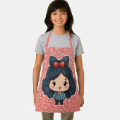 かわいい小さな女の子エプロン エプロン (インサイチュ)