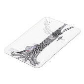 かわいい小さな女の子マグネット3" x 4" マグネット (左側)