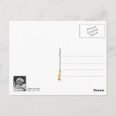 かわいい小さな女の子食べのアイスクリーム ポストカード (裏面)