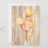 かわいい小さな女性のカーボーイサドルアップ誕生日招待状 招待状 (裏面)