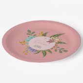 かわいい小さな妖精ワンダーランドマジカルウッドランド ペーパープレート (アングル)