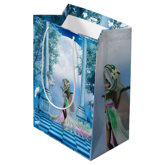 かわいい小さな妖精 ミディアムペーパーバッグ (裏面アングル)