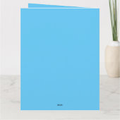 かわいい小さな子豚クリスマスグリーティング カード (裏面)