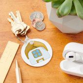 かわいい小さな家 キーホルダー