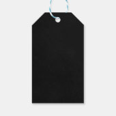 かわいい小さな幽霊ハロウィーンベビーシャワーフ感謝していァボオ ギフトタグ (裏面)