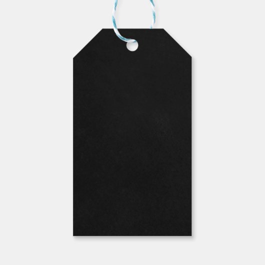 かわいい小さな幽霊ハロウィーンベビーシャワーフ感謝していァボオ ギフトタグ (裏面)