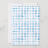 かわいい小さな幽霊ハロウィーンベビーシャワー 招待状 (裏面)