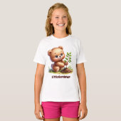 かわいい小さな庭師カスタマイズ Tシャツ (正面フル)