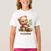 かわいい小さな庭師カスタマイズ Tシャツ (正面)