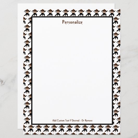 かわいい小さな忍者戦士パーソナライズ (正面/裏面)