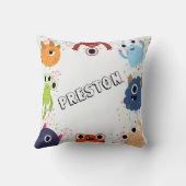 かわいい小さな怪物の誕生日パーティー|過去記事 クッション (裏面)