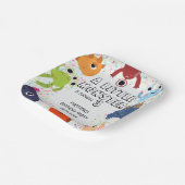 かわいい小さな怪物の誕生日パーティー|過去記事 ペーパープレート (傾斜あり)