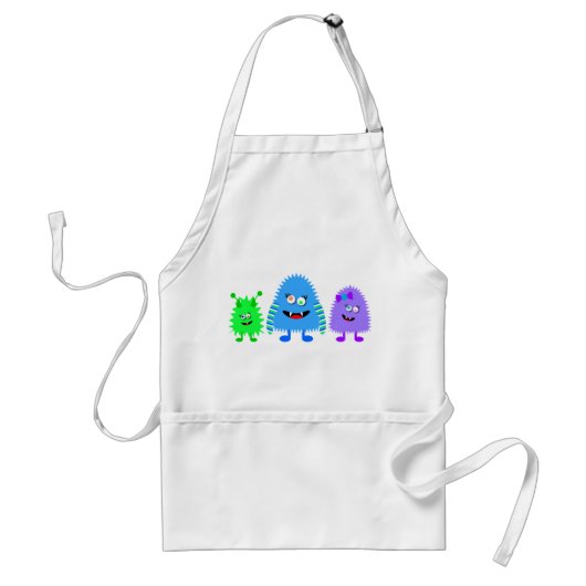 かわいい小さな怪物 スタンダードエプロン (正面)