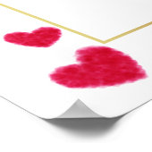 かわいい小さな恋人のアーチベイビーシャワーへようこそ ポスター (角)