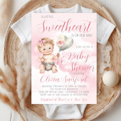 かわいい小さな恋人の赤ちゃんシャワー 招待状