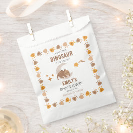 かわいい小さな恐竜が赤ちゃんのシャワーを途中にある フェイバーバッグ